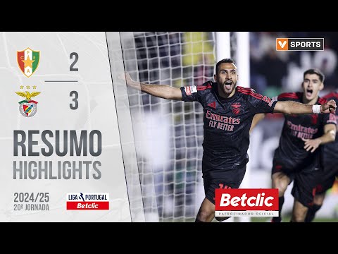 Resumo: Estrela Amadora 2-3 Benfica (Liga 24/25 #20)