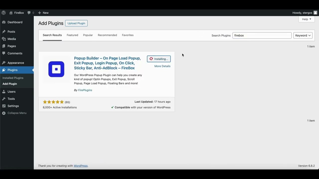 How to Install FireBox Free – WordPress Popup Plugin