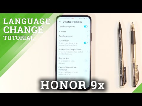 How to Change Language in HUAWEI Honor 9x Pro – Find System Language Options