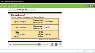 Realidades 2 - capitulo 3B venir animated verbs