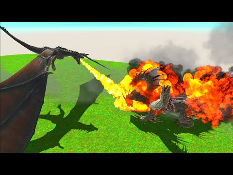 🔥NEW UPDATE Fire-breathing Dragon -Animal Revolt Battle Simulator