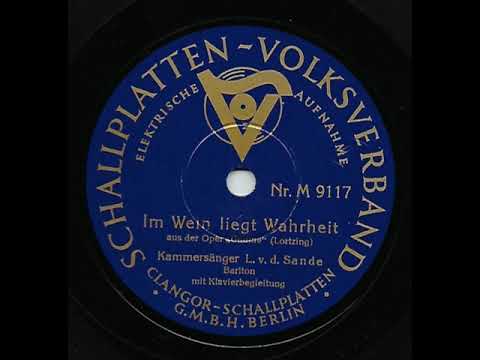 Im Wein liegt die Wahrheit - Ludwig van Der Sende