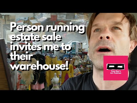 Person running estate sale invites me to their warehouse! - Tom Ray's Day 210213