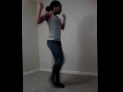 Lexis dancing to Ciara