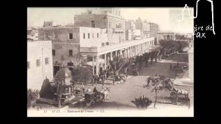preview picture of video 'Le Boulevard de France à Sfax depuis un siécle'