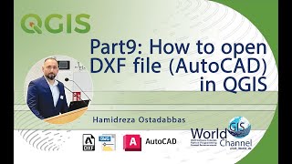 Part 9: How to open DXF files (AutoCAD) in QGIS