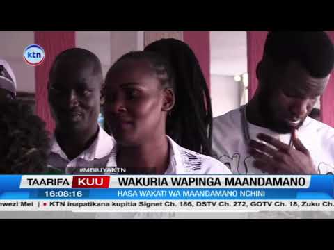 Viongozi wa Kuria wawasihi vijana kuepuka maandamano wakihofia athari kwa biashara