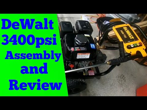 Dewalt DXPW3400PR - Pressure Washer Setup & Review