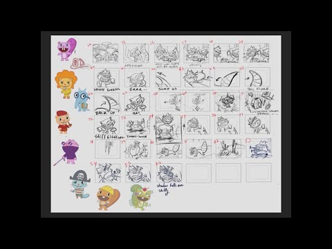 Happy Tree Friends TV Series Episode 4C - Who's to Flame - Storyboards