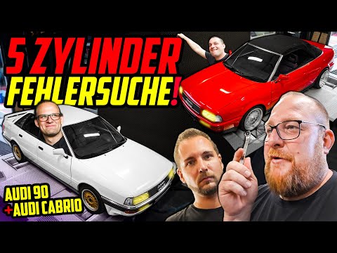 XXL LEISTUNGSSUCHE am 5 Zylinder! - Audi 90 & Audi Cabrio - Wir JAGEN die WERKSANGABE!