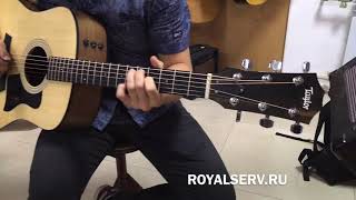 Video thumbnail for Электроакустическая гитара TAYLOR 110e 100 Series by Роял-сервис