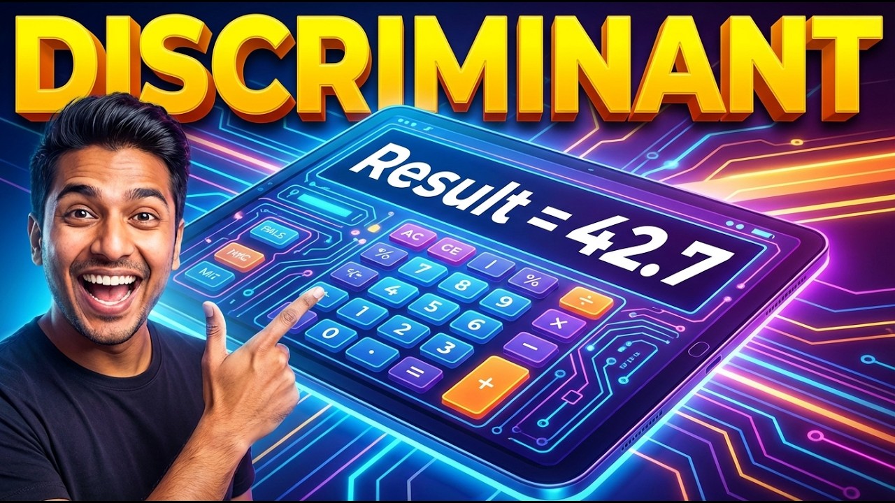 Discriminant Interactive Calculator