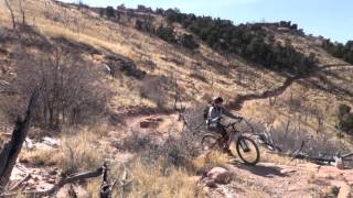 A fun day trying out most of the trails at Oil Well Flats