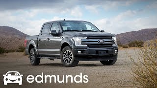 2018 Ford F-150 Lariat 4WD Crew Cab Review | Track Test | Edmunds