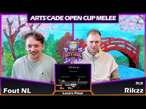 Artscade Open Cup #1 - Fout NL (Peach) vs. RLB | Rikzz (Fox) - Melee Losers Final