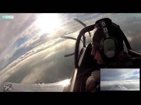 P-51 Mustang Lucky Lady VII - Part 3: Amazing Flight Above the Clouds