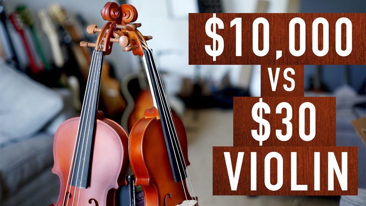 $10,000 Violin vs $30 Violin
