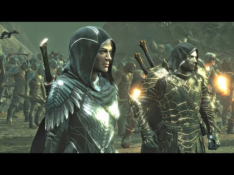 Shadow of War DLC - Blade of Galadriel - Eltariel Final Fortress Siege & Rogue Nazgul Sisters Boss