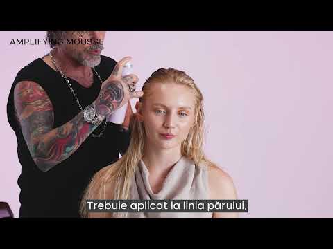 Alfaparf Milano Pro Semi di Lino STYLE&CARE AMPLIFYING MOUSSE Spuma de volum Tutorial RO