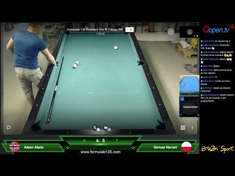 1/4 Finału - Adam Alwin vs Roman Hernet - Turniej Formuła B 1-3-5 Standard Maj 2021 - klasa B