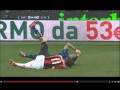 Zlatan knocks Materazzi ( Inter - Milan 2010-11-14 )