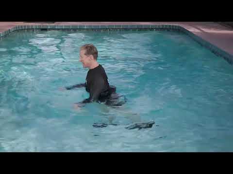 Water Exercise Tip - Hip extension for Glutes