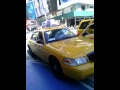 Nyc Cab Crash In Time Square