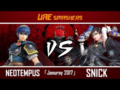 SSB4 Jan 2017: NeoTempus (Marth, Mario) vs Snick (Bayonetta) - WR4
