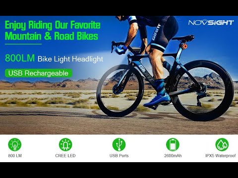 Bike Headlights  with Reverse Charging and  Waterproof