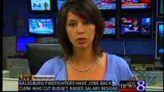 preview picture of video 'Galesburg firefighters have jobs back'