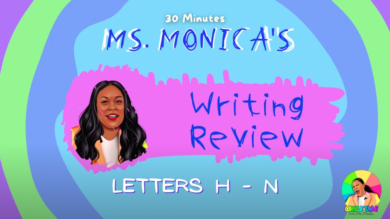 Preschool Writing & Tracing Review - Letters H - N (Part 2)