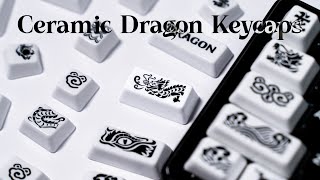 Cerakey Dragon Novelty Ceramic Keycap Set - Review & Sound Test