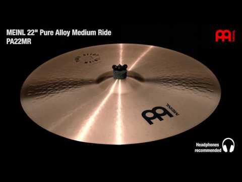 Meinl Pure Alloy Traditional Medium Ride Cymbal 22" image 7