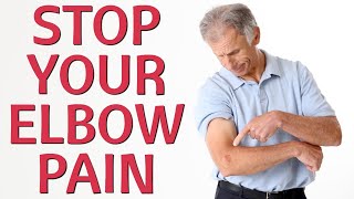 STOP Your Elbow Pain (Tennis Elbow) in 90 Seconds, Self Treatment
