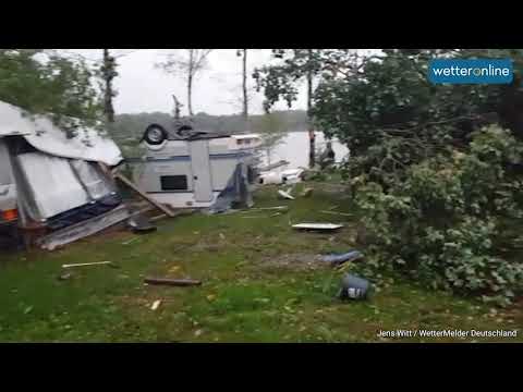 Sturm FABIENNE: Tornado in Thüringen? (24.09.2018)
