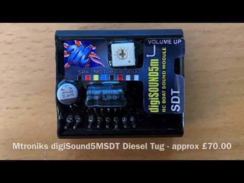 Diesel sound card comparison using a Loco Remote Maxi Sound - www.locoremote.co.uk
