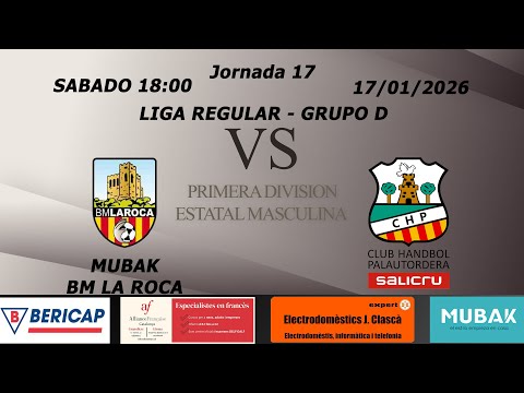 MUBAK BM LA ROCA vs CLUB HANDBOL PALAUTORDERA - SALICRU