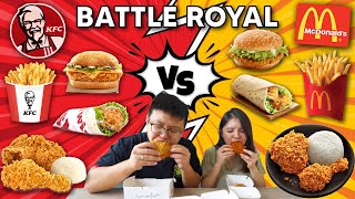 BATTLE MAKANAN KFC vs MCD !! ENAKAN MANA YA ??