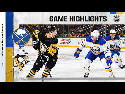Sabres @ Penguins 11/16/21 | NHL Highlights