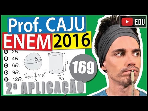 [ENEM 2016 2Ap] 169 📓 GEOMETRIA ESPACIAL Uma indústria de perfumes embala seus produtos, atualmente