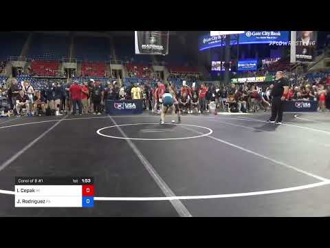 117 Lbs Consi Of 8 #1 - Isabella Cepak, Michigan Vs Journie Rodriguez, Pennsylvania C100