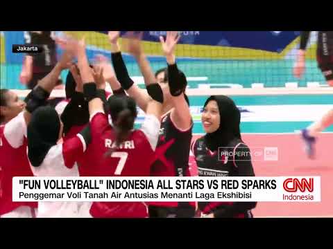 "Fun Volleyball" Indonesia All Stars Vs Red Spark