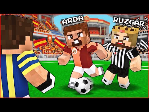 ARDA VE RÜZGAR FUTBOL YARIŞMASI! 😱 - Minecraft