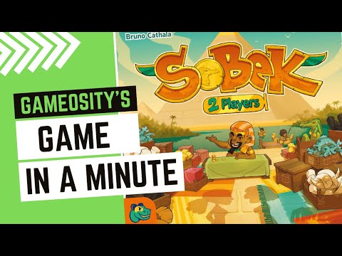 Game in a Minute: Sobek: 2 Players