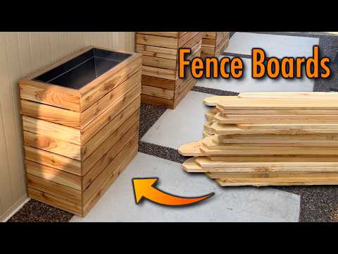 How to Make Cedar Planter Boxes DIY