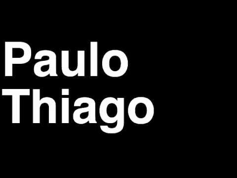 How to Pronounce Paulo Thiago Welterweight Fighter UFC MMA TKO KO Knock Out Punch Hit