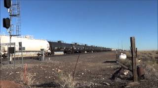 preview picture of video 'BNSF 4331 West at Canyon Diablo, AZ'