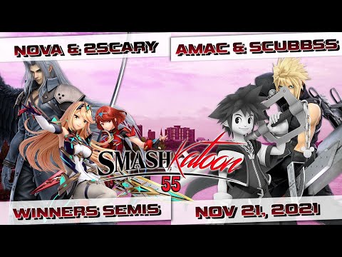 Nova & 2Scary (R) vs. aMac & Scubbss (G) - Winners Semis - Smashkatoon 55