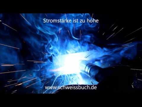 Die Stromstärke (Beispiel MIG/MAG-Schweißen Stahl)