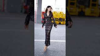 beautiful girl street fashion tiktok #chinesefashion #mejoresstreetfashion #shorts